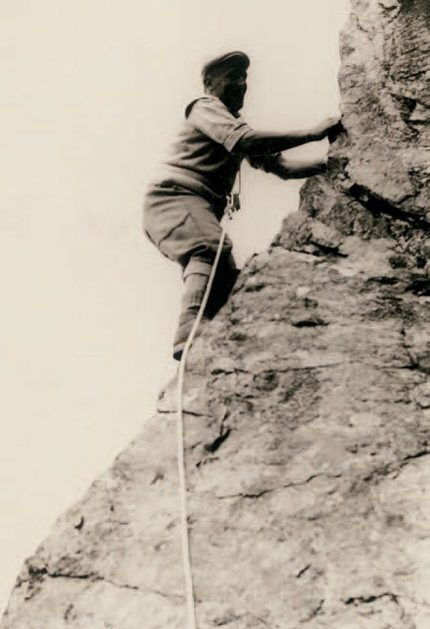 Arrampicare a Chiareggio - Chiareggio immagini dalla storia dell'arrampicata