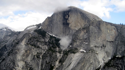 Frana sull' Half Dome in Yosemite