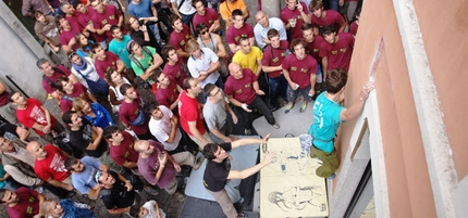 Omegna Street Boulder 2011 - Una fase dell' Omegna Street Boulder che si è svolto sabato 11 giugno 2011 ad Omegna sul Lago d’Orta (VB).