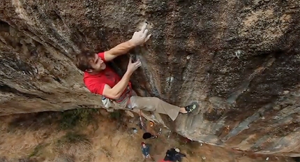Arco Rock Legends - Chris Sharma, nominated for the Salewa Rock Award 2011, during an attempt of First Round First Minute at Margalef in Spain.