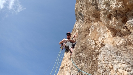 Sardinia, Punta su Mulone, Marco Pellegrini, Manuel Zambanini - Penso Positivo, Punta su Mulone, Baunei, Sardinia (Marco Pellegrini, Manuel Zambanini 2020)