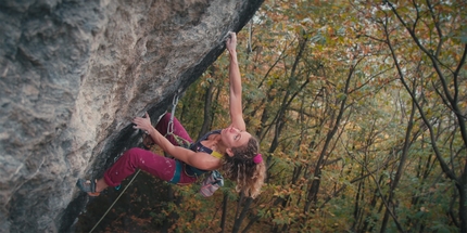 Watch Claudia Ghisolfi's transformation from injury to climbing her first 9a
