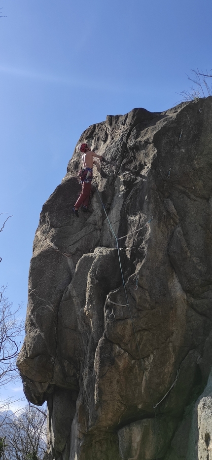 Merenderos Trad, Valle di Susa - Carlo Giuliberti su The Skull a Merenderos Trad in Valle di Susa