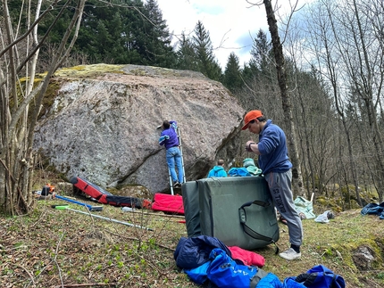 Melloblocco 2023 - Preparativi per il Melloblocco 2023