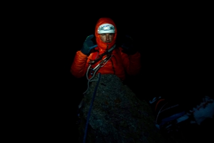 Aiguille du Blaitiere, Tom Livingstone, Rob Smith - Aiguille du Blaitiere parete nordovest (Tom Livingstone, Rob Smith 27-29/01/2023)