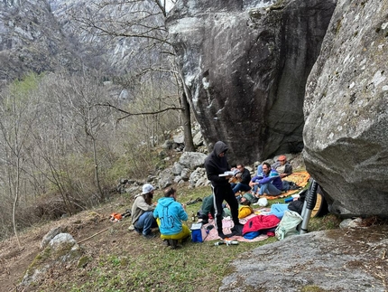 Melloblocco 2023, Val di Mello, Val Masino - Preparativi per il Melloblocco 2023