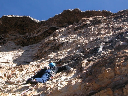 Nuova via sulla parete Ovest della Cima Grande di Lavaredo