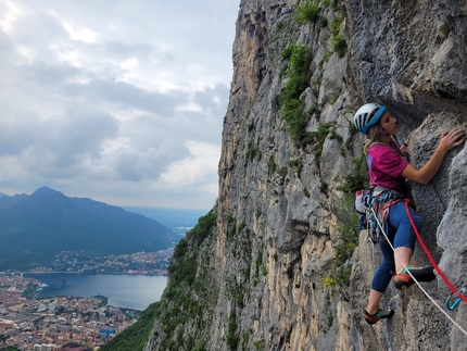 CAI Eagle Team 2023 - CAI Eagle Team 2023 sopra Medale, Lecco: formazione vie lunghe