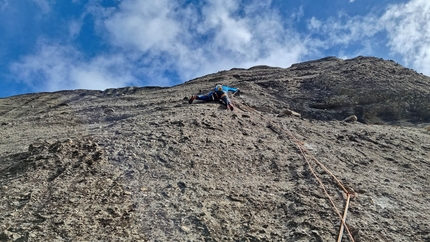 Meteora, Greece, Luca Giupponi, Rolando Larcher, Maurizio Oviglia - The first ascent of Pythagoras at Meteora in Greece (Luca Giupponi, Rolando Larcher, Maurizio Oviglia 03/2023)