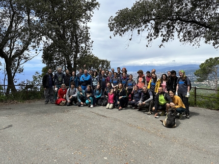 Hike & Clean, Monte Moro, Genova - Durante la prima edizione di Hike & Clean sul Monte Moro a Genova il 14/05/2023