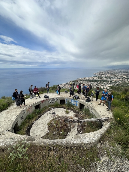 Hike & Clean, Monte Moro, Genova - Durante la prima edizione di Hike & Clean sul Monte Moro a Genova il 14/05/2023