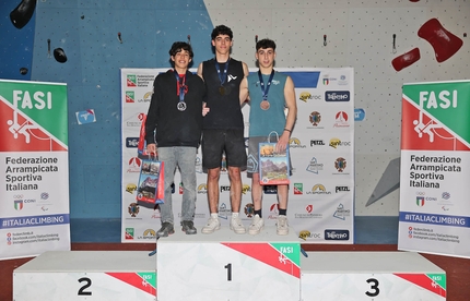 Campionato Italiano Giovanile di arrampicata sportiva - Podio Boulder Maschile, Campionato Italiano Giovanile di arrampicata sportiva