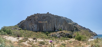 Paligremnos, Plakias, Crete, Greece - Protests to protect Paligremnos - Plakias on the island of Crete in Greece