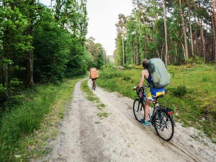 Sébastien Berthe, Hugo Parmentier, Fontainebleau - Seb Berthe & Hugo Parmentier climbing 100 Fontainebleau 7A's in a day on 14 May. 2023. The pair completed this challenging link-up by fair means, ie by bike or on foot.