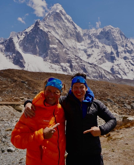 Sura Peak, Nepal, Marek Holeček, Matěj Bernat - Marek Holeček and Matěj Berna a few days before their first ascent of Simply Beautiful on the NW Face of Sura Peak in Nepal