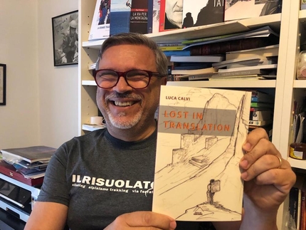 Luca Calvi - Luca Calvi con il suo libro Lost in translation (Edizioni del Gran Sasso)