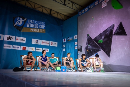 Coppa del Mondo Boulder, Praga - Leaders corner, Coppa del Mondo Boulder 2023 Praga