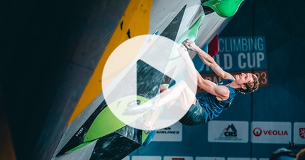 Watch Adam Ondra winning silver at Prague