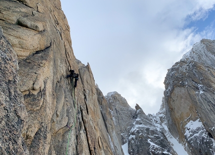 Alaska Big Wall: possible new climb up Cemetery Spire (Kichatnas) by Silvia Loreggian, Stefano Ragazzo