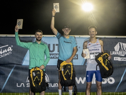 La Sportiva Lavaredo Ultra Trail 2023 - 2. Adrian Branescu 1. Marcello Scarinzi 3. Lukas Koperdak 10K, La Sportiva Lavaredo Ultra Trail 2023
