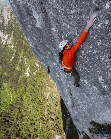 Yeah Woman! Nina Caprez ripete Yeah Man (8b+, 300m) a Gastlosen, Svizzera