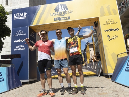 La Sportiva Lavaredo Ultra Trail 2023 - 2. Robert Hajnal 1. Jonas Russi 3. Ivan Geronazzo 120K La Sportiva Lavaredo Ultra Trail 2023