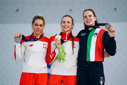 European Games 2023 - 2. Aleksandra Miroslaw 1. Natalia Kalucka 3. Beatrice Colli European Games 2023 di Cracovia