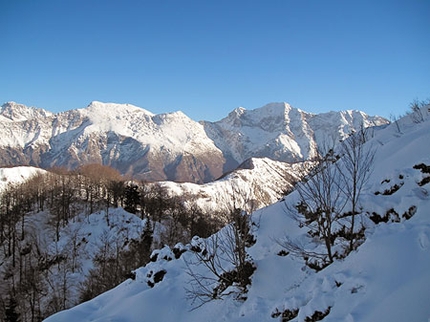 Escursioni con le racchette da neve in Friuli Venezia Giulia - Racchette da neve in Friuli Venezia Giulia: Nel Parco delle Prealpi Giulie