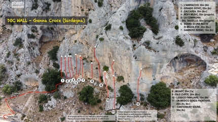 Genna Croce, Sardegna - Doc Wall, Genna Croce, Sardegna