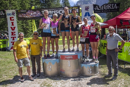 Transcivetta Karpos 2023 - Podio femminile Transcivetta Karpos 2023: 2. Sara Nait & Francesca De Colò 1. Anna Gubiani & Martina Ottogalli 3. Sara Campigotto & Hannah Russel