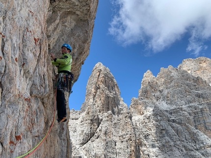 Alla Cima Brenta Alta aperta la via Keine Liebe, Nur Bier