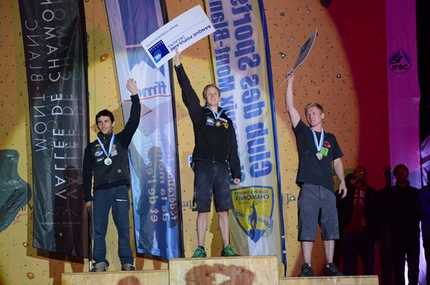 Climbing World Cup 2011 - Ramón Julian Puigblanque, Jakob Schubert, Magnus Midtboe: Climbing World Cup 2011 in Chamonix