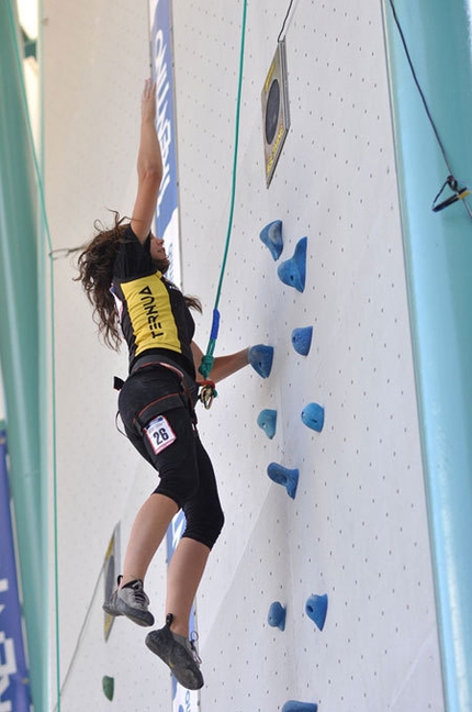Campionato del mondo ParaClimbing Arco 2011 - Una fase della gara Speed del 1° Campionato del mondo ParaClimbing IFSC