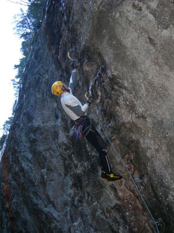 Drytooling Val di Fiemme, Cavalese - Val di Fiemme, Cavalese, località Cascata - dry tooling