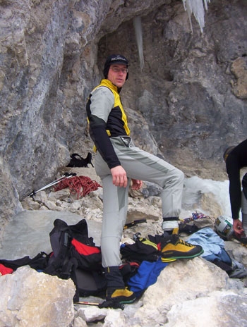 Grotta di Landro (Toblach - Dobbiaco - Grotta di Landro (Toblach - Dobbiaco) dry tooling Erik Svab
