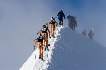 XVI Mezzalama - the hardest ski mountaineering competition in the world - On 29/05 the Swiss-Italian trio comprised of Giacomelli - Pellissier - Troillet won the XVI Mezzalama, the most challenging ski mountaineering race in the world. The women's event was won by the extraordinary Martinelli - Pedranzini - G.Pellissier, who in doing so also set a new course record.