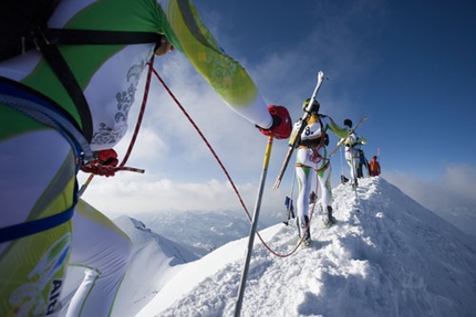 XVI Mezzalama - the hardest ski mountaineering competition in the world - On 29/05 the Swiss-Italian trio comprised of Giacomelli - Pellissier - Troillet won the XVI Mezzalama, the most challenging ski mountaineering race in the world. The women's event was won by the extraordinary Martinelli - Pedranzini - G.Pellissier, who in doing so also set a new course record.