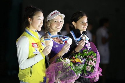 Campionati Mondiali di arrampicata - Arco 2011 - Jain Kim, Angela Eiter, Magdalena Röck
