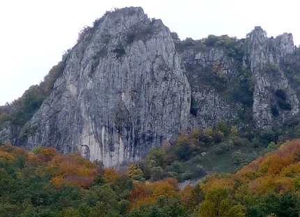 Liscia Palazzo, climbing in Abruzzo