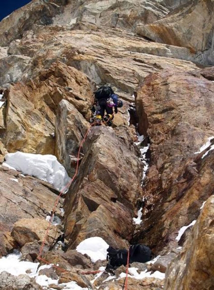 K2 Russian West Face expedition - A Russian team led by Victor Kozlov is attempting new line up the west face of K2 (8611m).