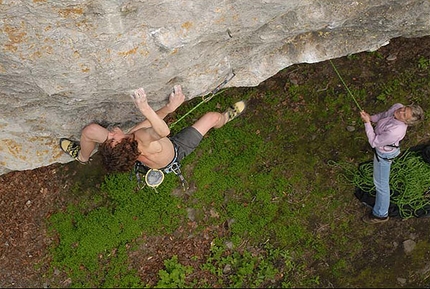 Adam Ondra climbing interview - Interview with the 14 year old Czech climber after his repeats of Abysse 9a (Gorges du Loup), Speed 8c+  (Voralpsee) and Silbergeier (Rätikon).