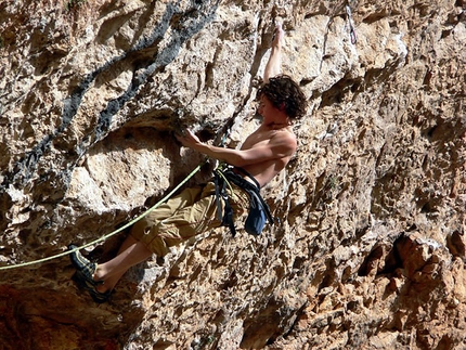 Adam Ondra climbing interview - Interview with the 14 year old Czech climber after his repeats of Abysse 9a (Gorges du Loup), Speed 8c+  (Voralpsee) and Silbergeier (Rätikon).