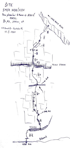 Matic Obid - Smer Norckov, Site, Julian Alps, Slovenia