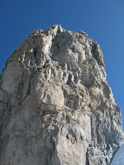 Dente del Gigante - The Dente del Gigante (4013m), Mont Blanc