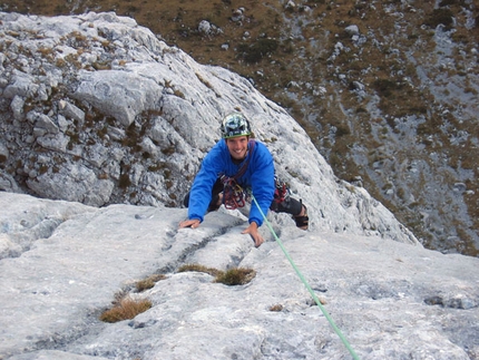 Filtro Magico on Spiz d’Agner repeated by Roverato and De Giuli - On 22/09 Alessio Roverato and Alberto De Giuli repeated Filtro Magico, XI A3 on the south face of the Spiz D’Agner (Dolomites).