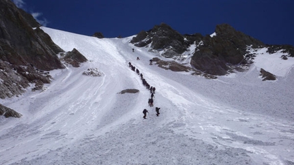 Alpinismo: nuova via sull’ Igor Brakk (Pakistan) - In luglio Agostino Cittadini, Maurizio Felici, Alessandro Palmerini e Toni Caporale hanno aperto Inshallah  (VII, A0, ghiaccio 70°) sull’ Igor Brakk (5010m), Nangmah Valley, Pakistan.