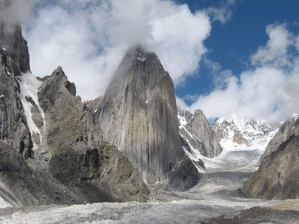 Silvia Vidal on Shipton Spire, Trango, Pakistan - In July Sílvia Vidal from Spain made the solo first ascent of 