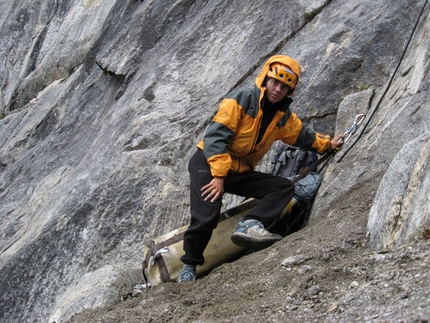 Silvia Vidal on Shipton Spire, Trango, Pakistan - In July Sílvia Vidal from Spain made the solo first ascent of 