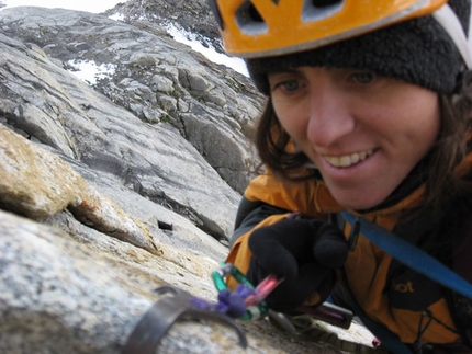 Silvia Vidal on Shipton Spire, Trango, Pakistan - In July Sílvia Vidal from Spain made the solo first ascent of 
