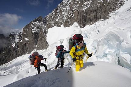 Mont Blanc - La Classica Moderna established byHervé Barmasse, Iker Pou and Eneko Pou on Mont Blanc